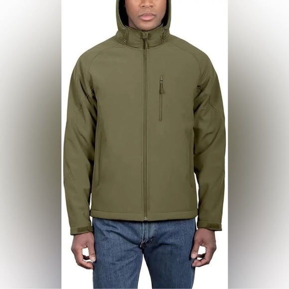 Kirkland Signature Men’s Water-Resistant Fleece Lined Softshell Jacket - Picture 3 of 4